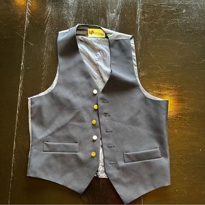 Vintage Levi’s Patella Blue Large Vest Blazer Under Layer Western cowboy